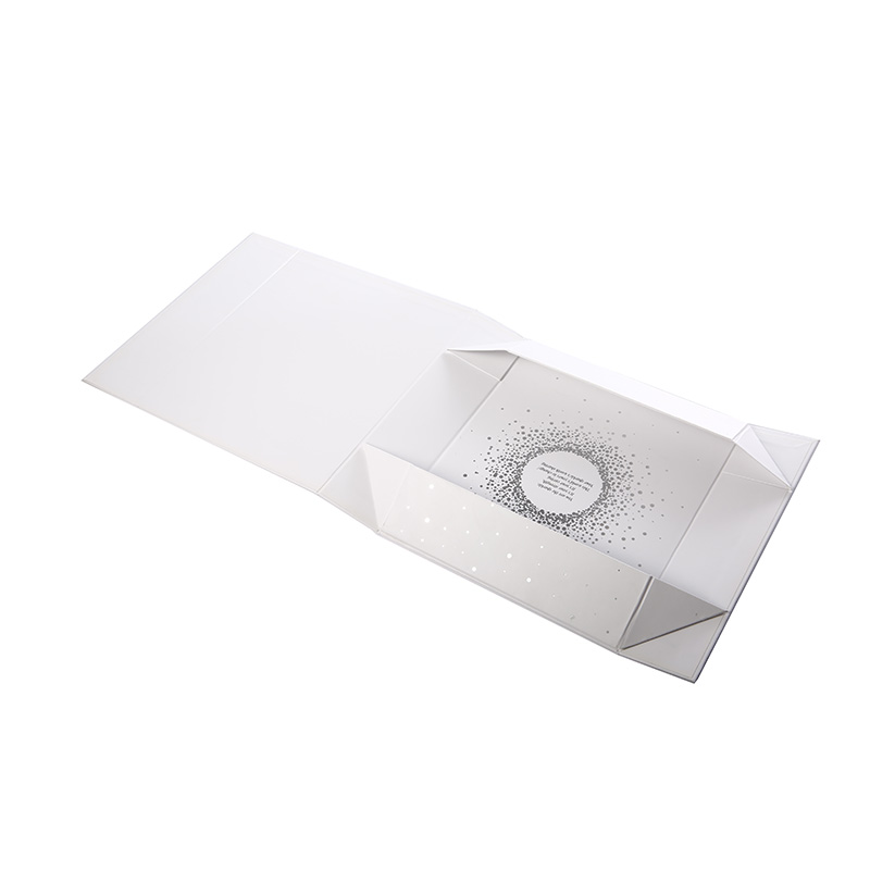 Spersonalizowany Flap Składany Luksusowy Niestandardowy Biały Kraft Papier Karton Keepsake Magnetyczne pudełko