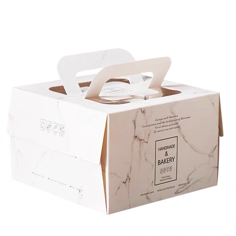 Niestandardowe pudełkona ciasto urodzinowe składane pudełko pakowaniana jedzenie
